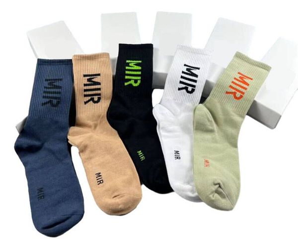 

mens womens athletic socks sport socks knit letter luxury designer ankle length ami sports men women knitted sock, Black