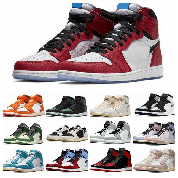 

2023 new jumpman 1 1s basketball shoes lucky green sneakers and found pink lost for men women