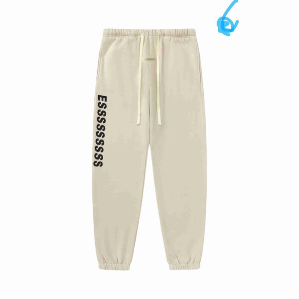 

2023 fashion men's designer pants ess solid color pants jogging pants size asian size m-2xl hip-hop sweatpants men's casual design, Black