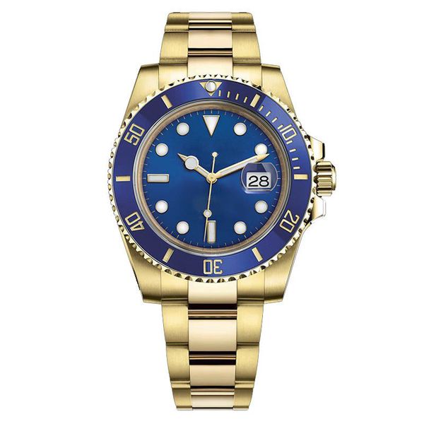 

modern men's watch automatic mechanical movement ceramic watch all stainless steel waterproof sapphire luxury watch business leisure lu, Slivery;brown