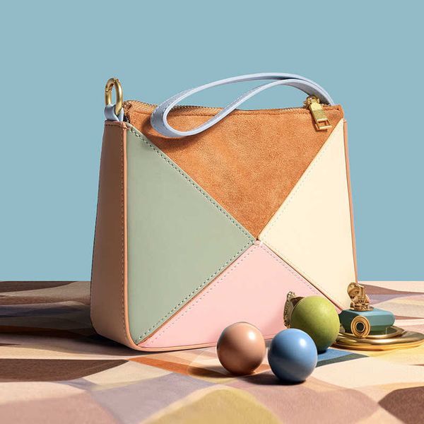 

niche design turkish style folding triangle bag clutch handle carry single shoulder slant crossbody 0811