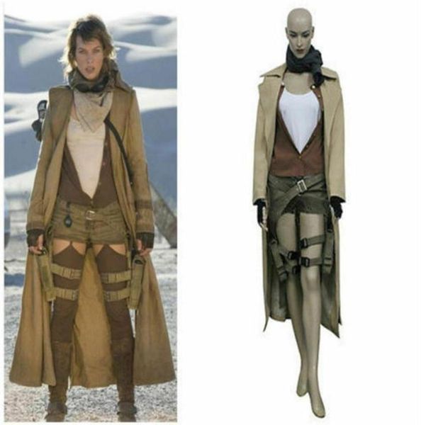 

resident evil extinction alice cosplay costume halloween jacket shirt pants243s2738794, Black;red