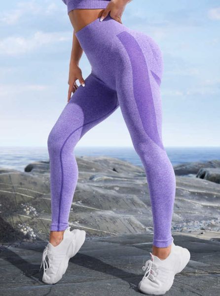 

seamless high waist and hip lift moisture wicking fitness pants breathable sports tight peach yoga pants for women, White;red