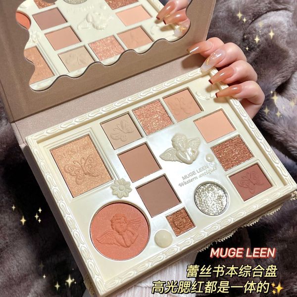 

eye shadow eyeshadow palette angel series cute eye shadow eye glitter make up palette naked eyeshadow palette shimmer matte finishes 230804