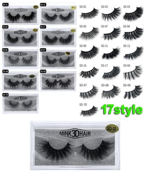 

3d mink lashes 100 thick real mink false eyelashes natural for beauty makeup extension fake eyelashes false lashes3067397
