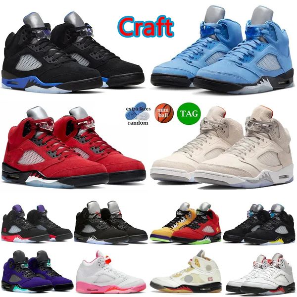 

5s basketball shoes men jumpman 5 racer blue bluebird moonlight raging red stealth 2.0 alternate grape what the anthracite metallic mens spo