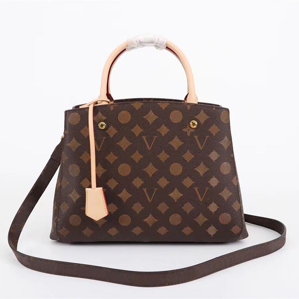 

presbyopia pattern messenger handbags high qulity lady bag classic color matching embossing genuine leather bags