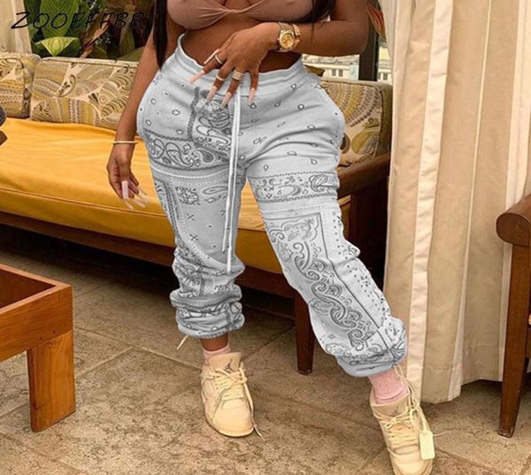 

vintage pants women fall clothes elastic fashion festival overalls high waist pants trousers streetwear lounge wear8245734, Black;white