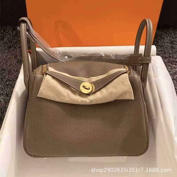 

luxury h ermes lindis's bags for sale 2023 first layer cow skin litchi pattern lindi bag doctor's leather women's shoulder to