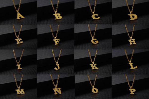 

charms gold initial letter pendant necklaces for women men jewelry collier femme stainless steel alphabet necklace friend gift3185635, Silver
