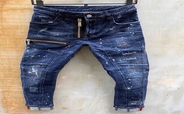 

mens jeans denim jean black ripped pants pour hommes men s italy fashion biker motorcycle rock revival jeans high q43v94429310, Blue