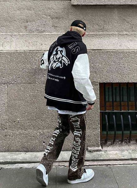 

men's jackets men's jackets black red oversize varsity jacket vintage men r letter embroidery baseball bomber coats women hip hop, Black;brown