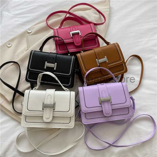 

2023 autumn/winter new women's korean version fashionable small square simple and casual shoulder bagstylishhandbagsstore