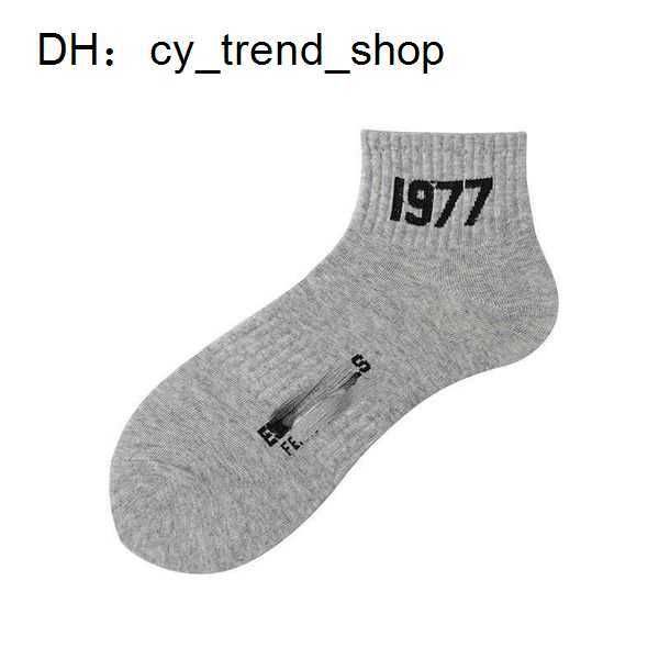 

new 23ss socks 2023 men's spring summer season 7 double-line designer 1977 weed wholesale mens womens 31 essentialhoodie essentialcloth, Black