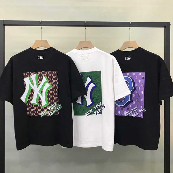 

men's t-shirts letter print tshirts men women designer streetwear tee shirts men summer short sleeve hip hop t-shirtshel0, White;black