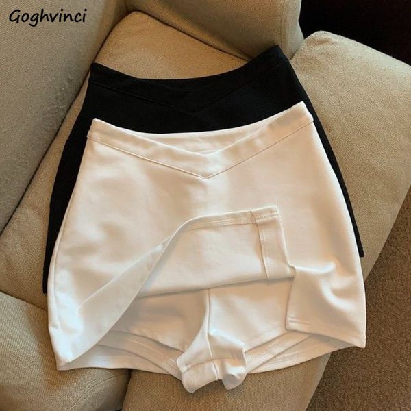 

skirts mini women simple spring slim sweet high waist leisure chic streetwear mature temperament all match 230804, Black