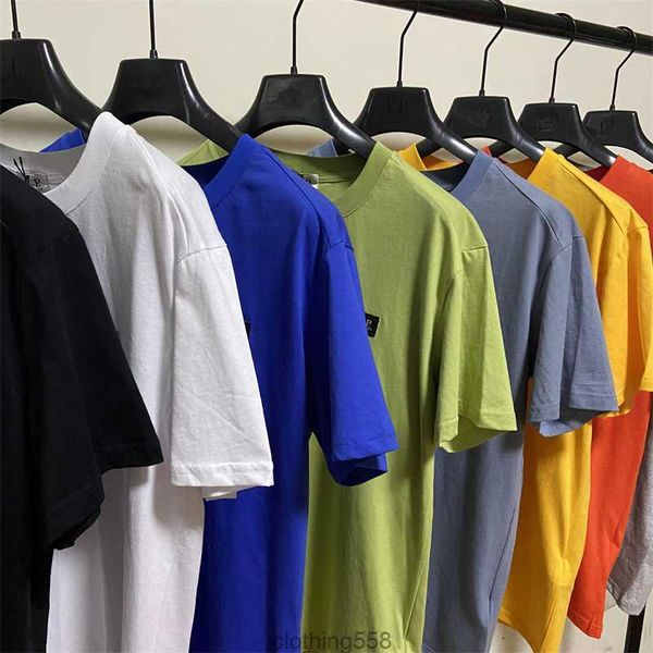 

men's t-shirts cp classic letter embroidery t-shirts casual cotton men t shirts outdoor male size m-xxl black white blue, White;black