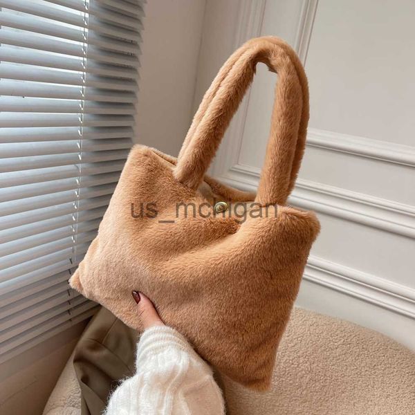 

evening bags women soft plush hand bags faux fur solid color shopper bags winter small travel bag female warm fluffy tote bags party clutch