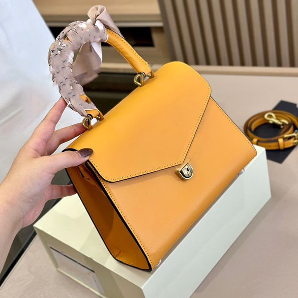 

fashion genuine leather shoulder bag messenger bag large capacity bag