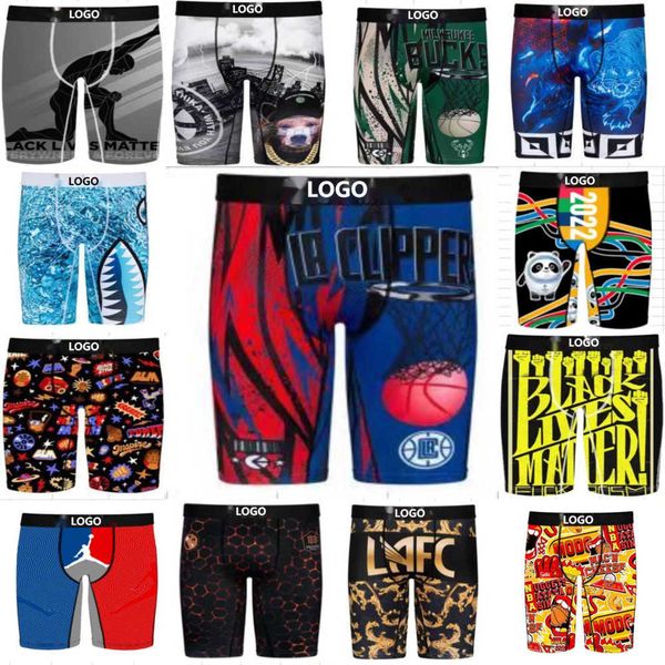 

plus size 3xl mens underwear underpants ice silk quick dry boxers breathable shorts with package branded male, Black;white