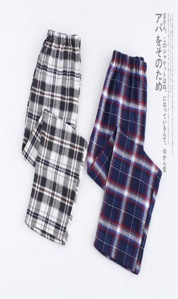 

plus size 100 brushed cotton lattice mens sleep bottoms comfort pajama simple sleepwear pants pijamas male sheer pyjama trouser1215173570, Black;brown