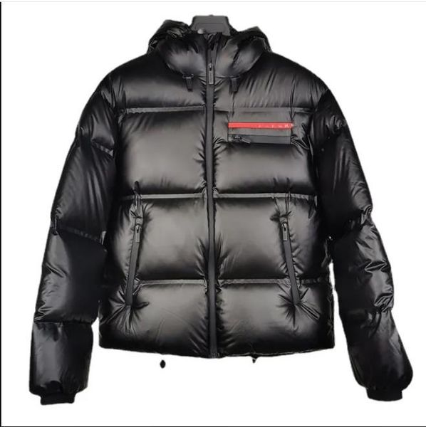 

new mens puffer jackets winter designer down jacket women coat cotton parka overcoat casual fashion zipper thick warm hooded down windbreake, Black