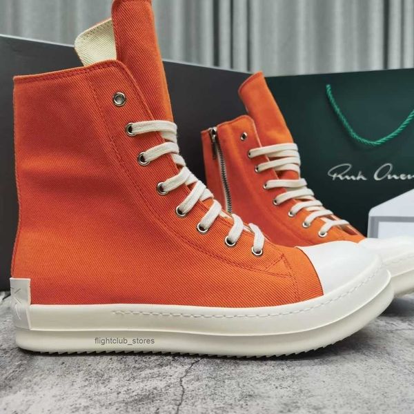 

for shoes ricks increase owns canvas shoes ownes men breathable owenes casual height owens womens board high version fashionable and versati, Black