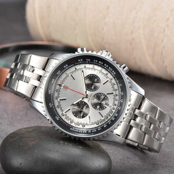 

watches quartz watch centennial home full function chronograph sells fashionable men's at a low price, Silver
