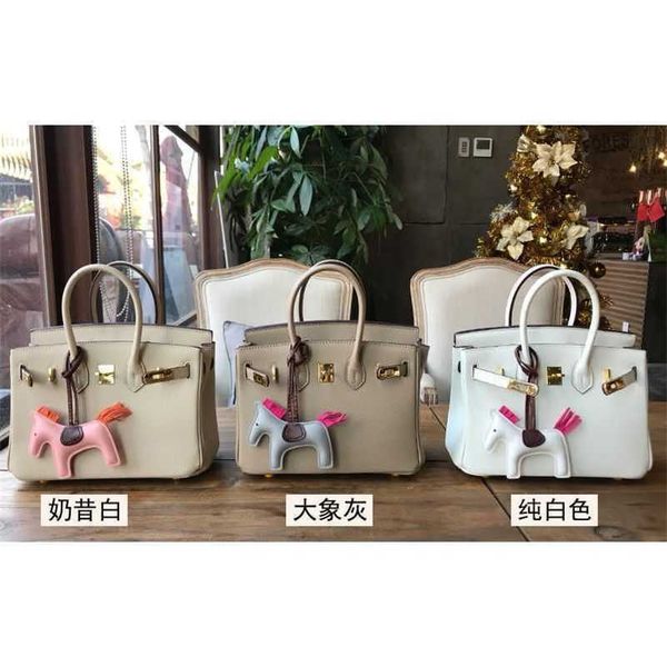 

totes designer birkins h ermess bags 5a quality genuine leather palm pattern real women's cowhide solid color single shoulder oblique s