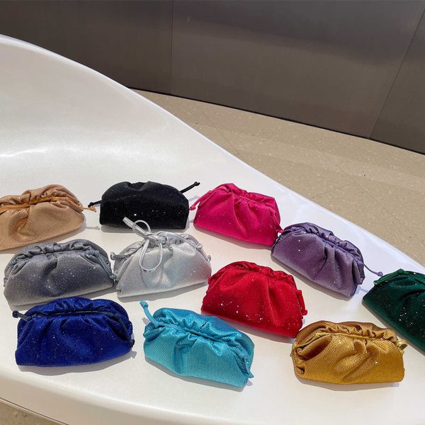 

abottegas tote bag vneta jodie mini teen intrecciato designer autumn crystal diamond cloud bag clip bag fashion one shoulder oblique straddl