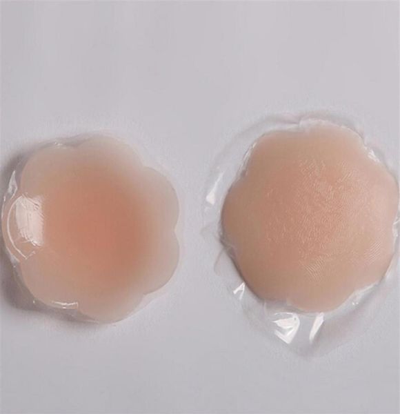 

women reusable invisible self adhesive silicone breast chest sticker nipple cover bra pasties pad petal mat stickers accessories357037198