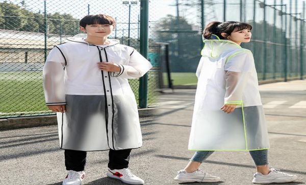 

women039s raincoat transparent waterproof ladies rain coat women windproof singleperson rainwear impermeable environmental tra5015302, Black
