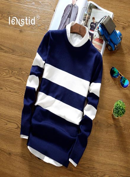 

2018 autumn winter sweater men pull homme slim fit oneck brand pullovers stripe knitted sweater plus size cc8017700953, White;black