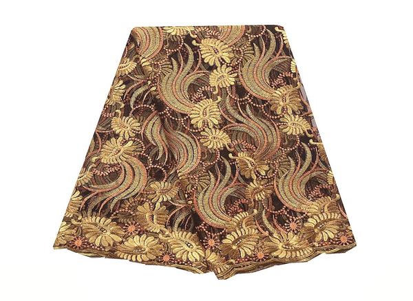 

5 yards yellow swiss cord materials african lace fabric 2021 laces tulle fabrics for wedding 20224525189, Black;white