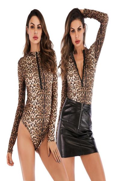 

women039s two piece pants leopard women bodysuit turtleneck skinny body suits long sleeve print snake casual bodycon plays3229796, White