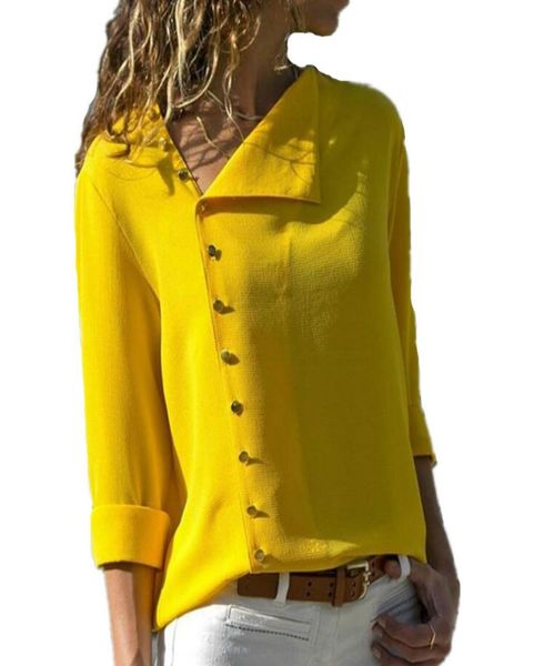 

women blouse shirt long sleeve korean fashion new arrival 2018 autumn office ladies blouses work black female blusa irregular 3713695, White