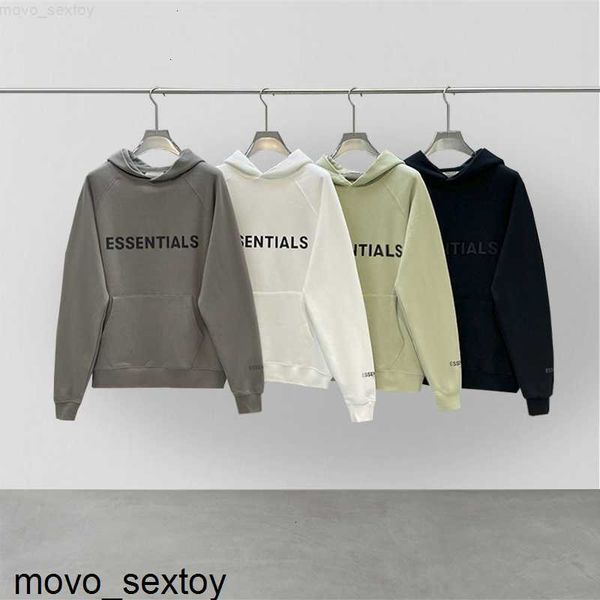 

hoodie sweatshirt eentials hoodies men's sweatshirts reflective letter prints wool oversized stylish hip-hop must-have jumpers, Black