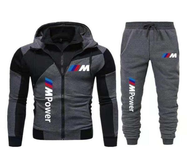 

2021mans series 2mans woody tracksuit casual ripper jacket sweatshirt men mpower sports32202459982919, Black
