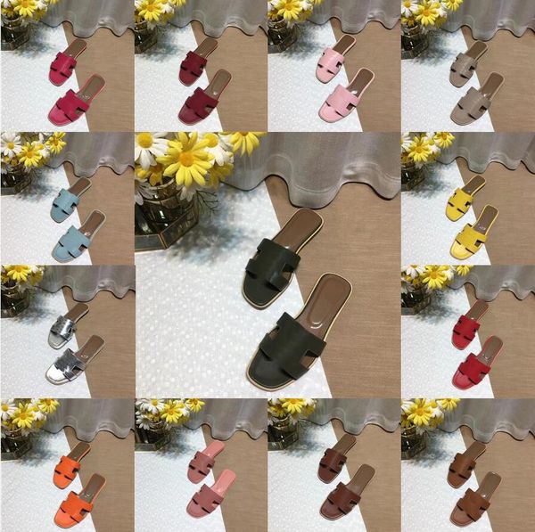 

designer slippers luxury women's sheepskin slippers summer flat casual slippers women classic outdoor beach shoes slippers fashion slip, Black