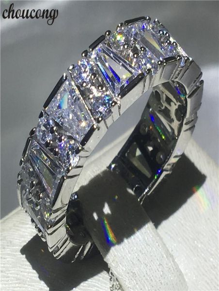 

choucong unique promise finger ring 925 sterling silver diamond engagement band rings for women men wedding jewelry8392325, Slivery;golden