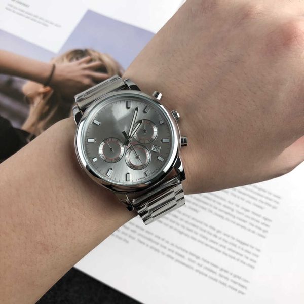 

watches quartz watch lao brand fashion calendar men's business, Silver