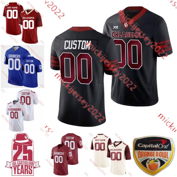 

mens youth custom oklahoma sooners football jersey 25 jaden knowles gavin sawchuk tawee walker jayden gibson jalil farooq nic anderson theo, Black