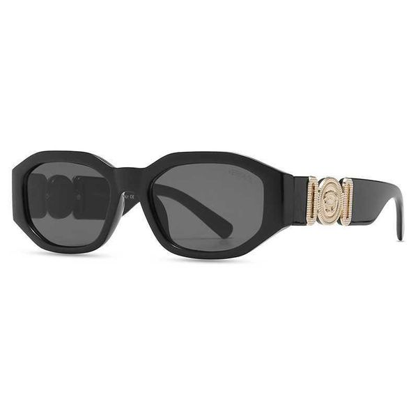 

2023 new personalized head irregular small frame fashion sunglasses for men and women, White;black