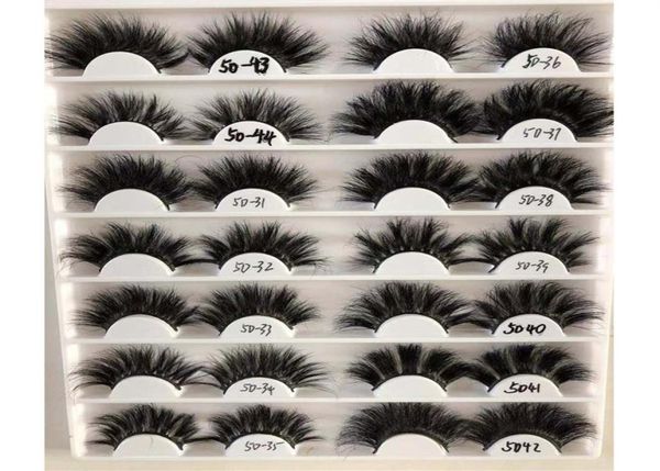 

25mm 5d eyelashes mink thick crisscross cruelty volume lash soft big dramatic full eye lashes makeup tool whole287f4125806