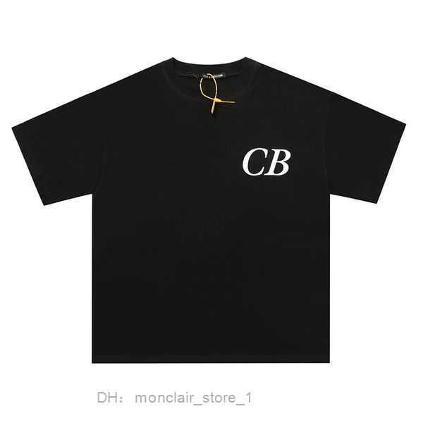 

rhude men's t brown royal blue classic slogan printing cole buxton t-shirt men women cotton oversized cb tee casual streetwear 5 170o, White;black