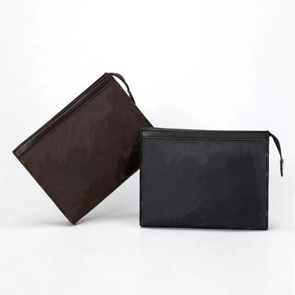

10 new hand bag travel toiletry pouch 26cm protection makeup clutch women leather waterproof cosmetic bags for womens bag wallet coin card b