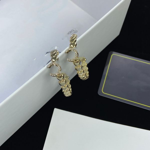 

high-quality gold earrings stud c earing luxury women ccity diamond pearl earring designer jewelry woman 5644556, Golden;silver