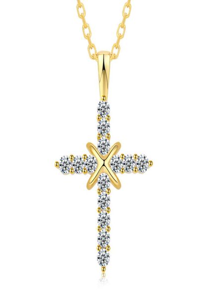 

n41001 retro silver charm pendant full ice out cz simulated diamonds catholic crucifix necklace with long cuban chain6920721