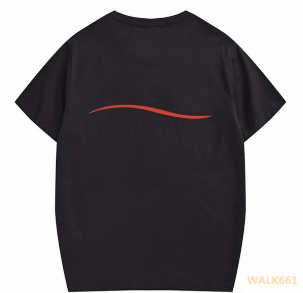 

new 19ss mens designer t shirt men women couples casual short sleeve mens round neck tees 5 colors s-5xl, White;black