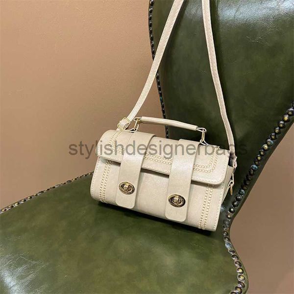 

shoulder bags commuter handbag 2023 autumn/winter new western style simple one shoulder crossbody bag boston bag fashion womenstylishdesigne